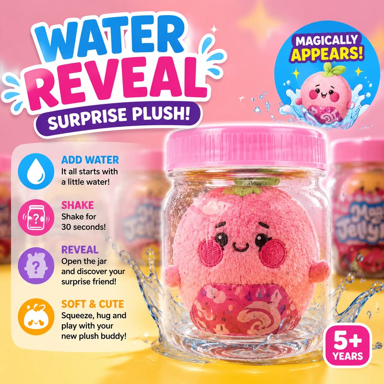Surprise plush reveal