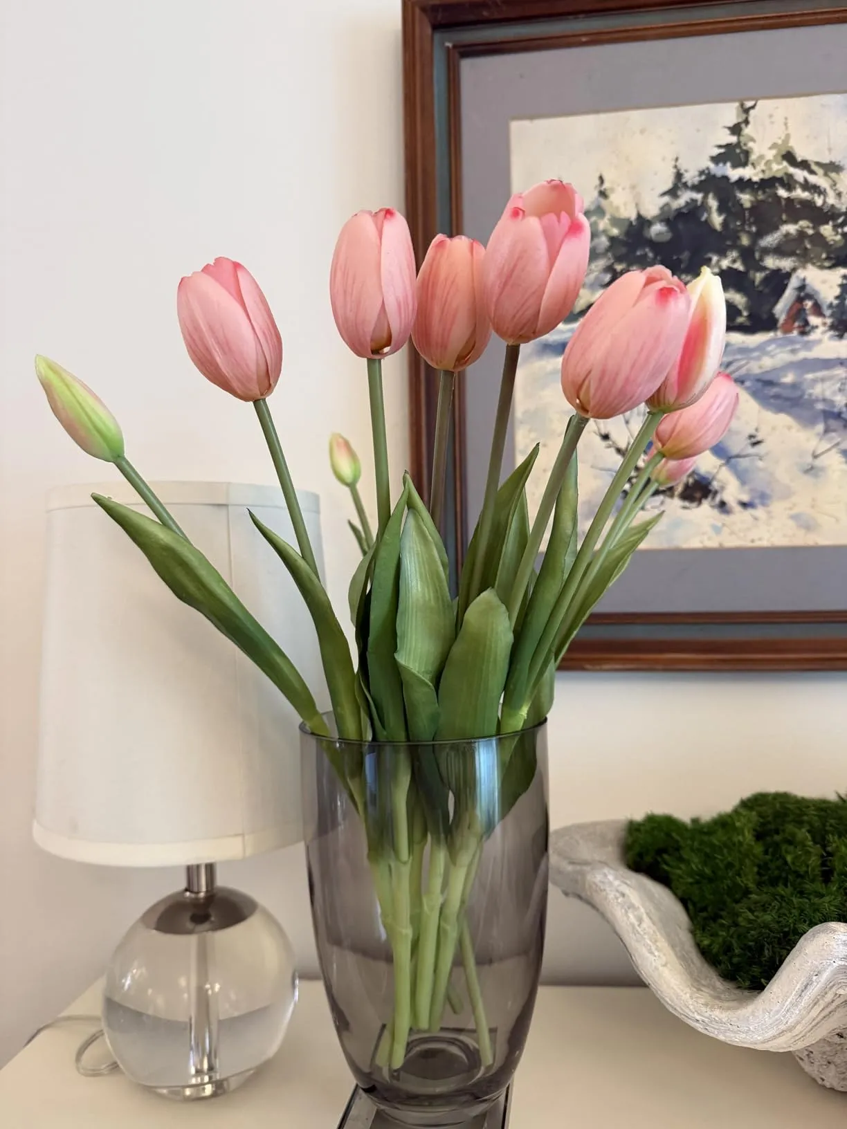 Highly realistic tulips