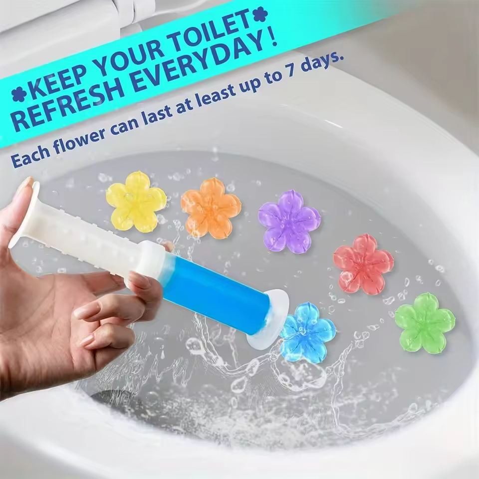 🔥Hot Sale 49% OFF🚽84 Flowers Toilet Cleaner Gel Stamp