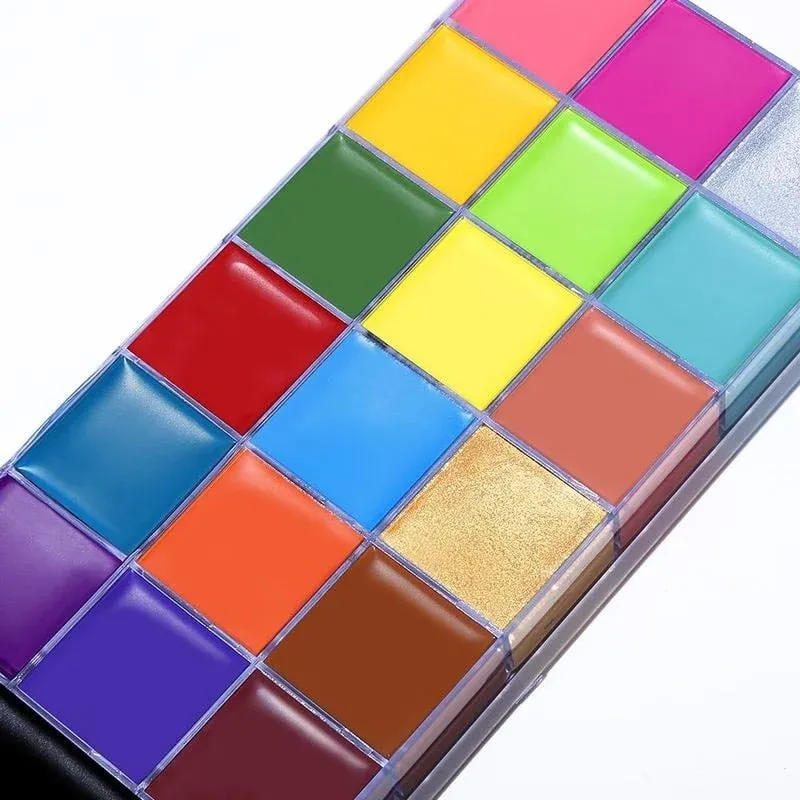 20 vivid face and body paint colors