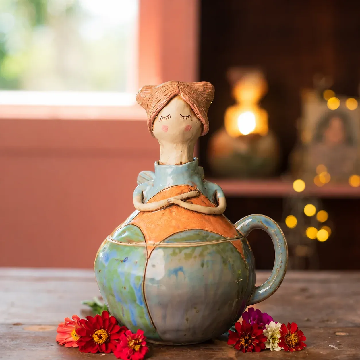 Mossveil fairy storage jar and mug