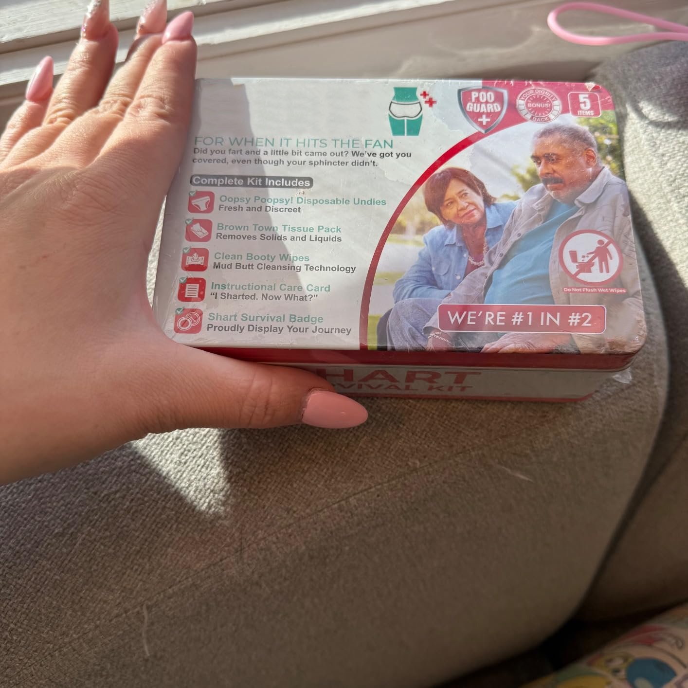 QIAWI™💩 Oops Emergency Kit – When Disaster Strikes, Be Ready