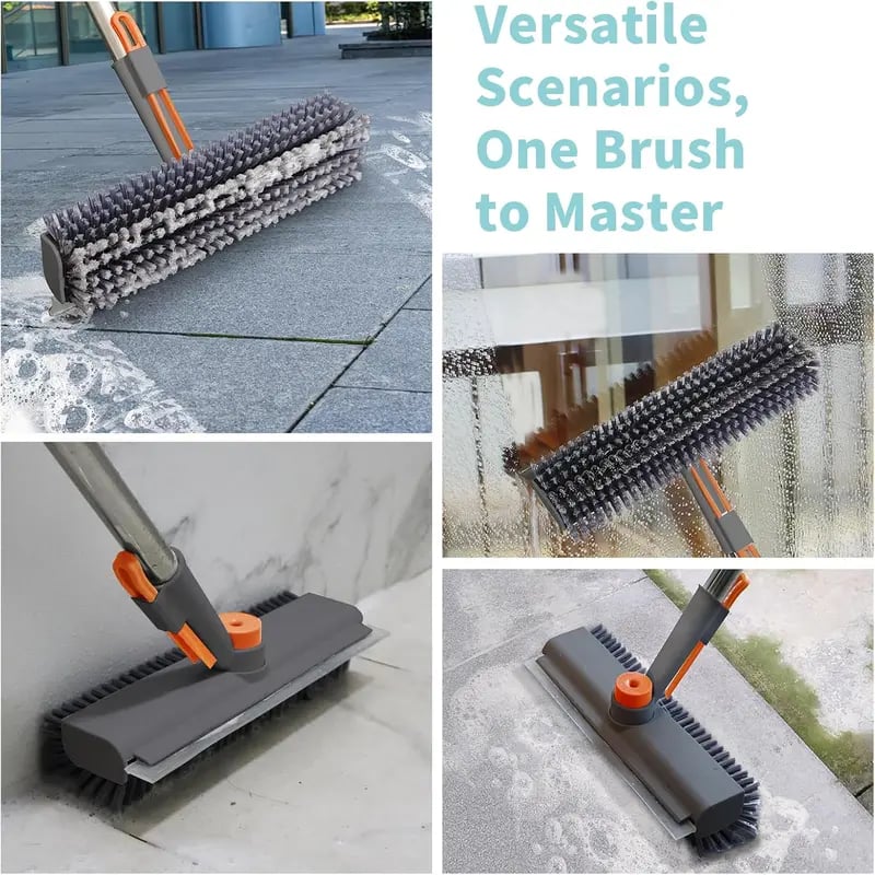 ⏰Christmas Limited-Time Offer🎄3 in 1 Scrape and Heavy-Duty Stiff Bristle Scrubber Brush