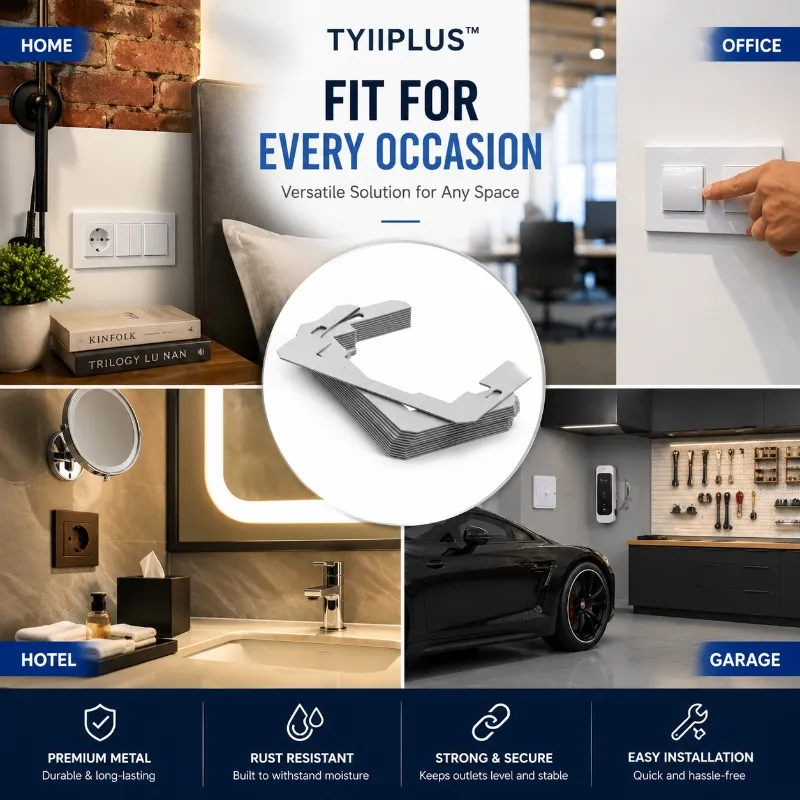 Wall plate spacer applications for home repair and electrical maintenance
