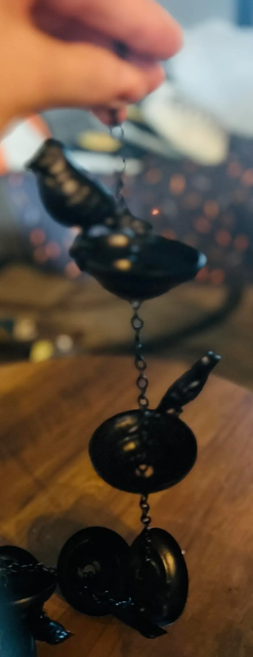 Super cute bird rain chain!!