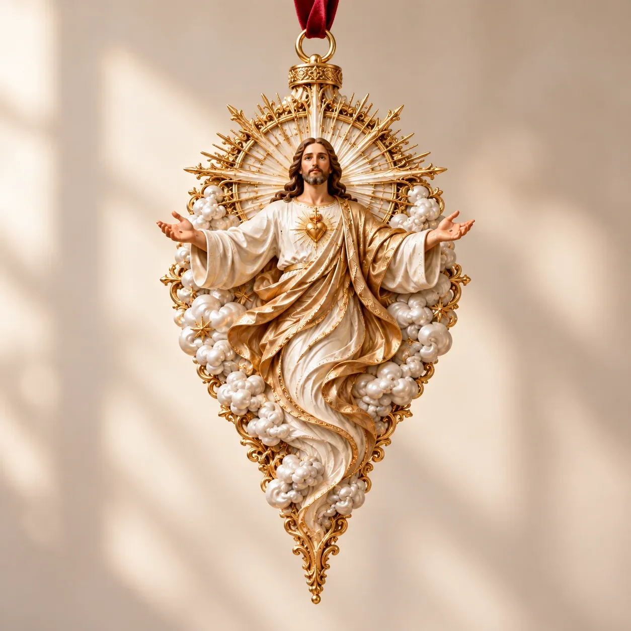Jesus ornament presented as a Christmas gift