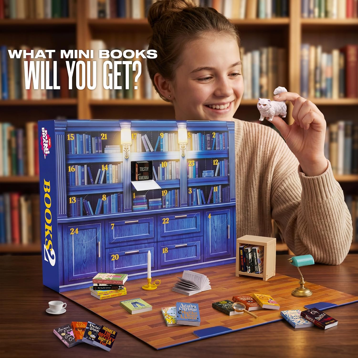 24-day miniature book advent calendar collection