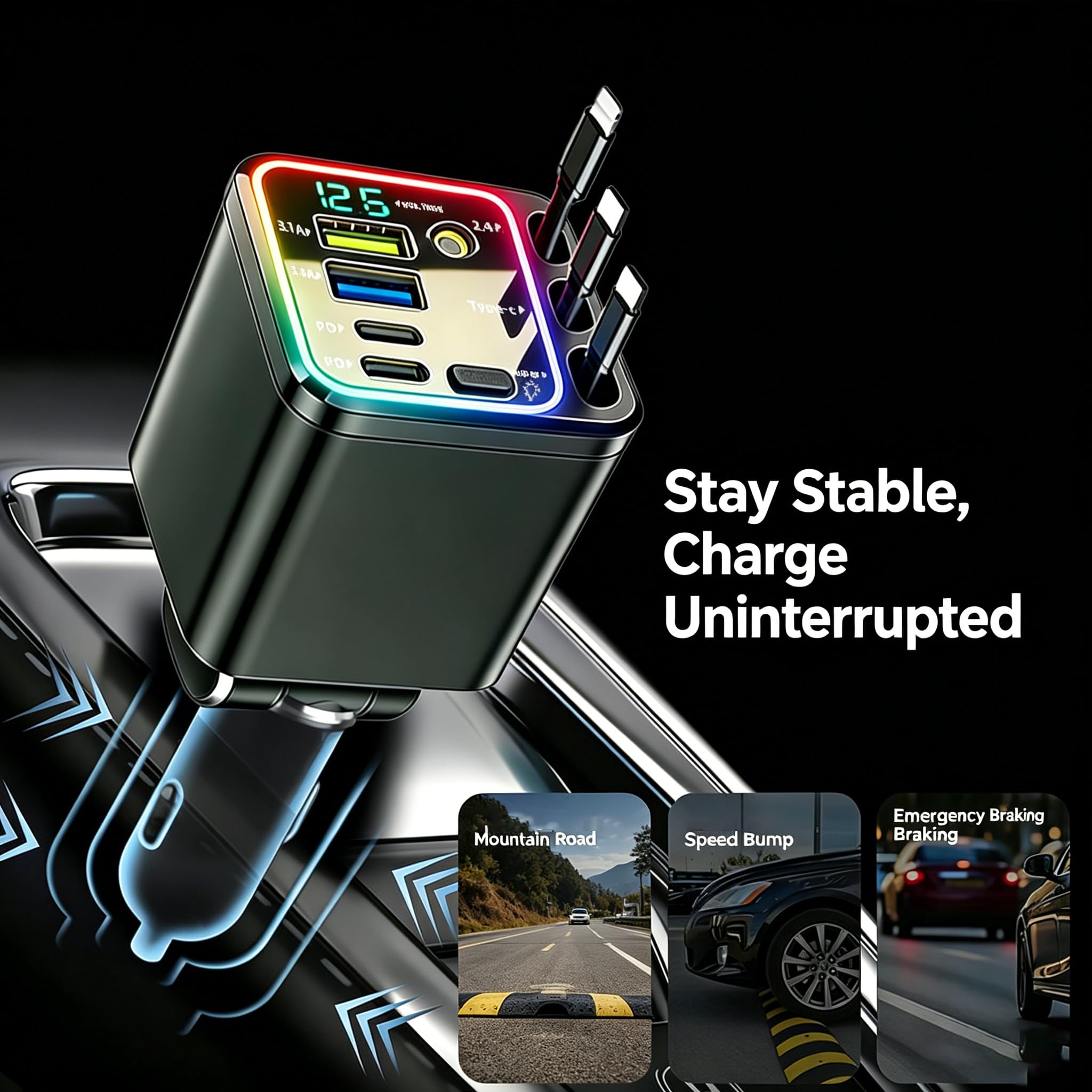 Stable Connection on Road Bumps and Speed Bumps Stable Connection on Road Bumps and Speed Bumps