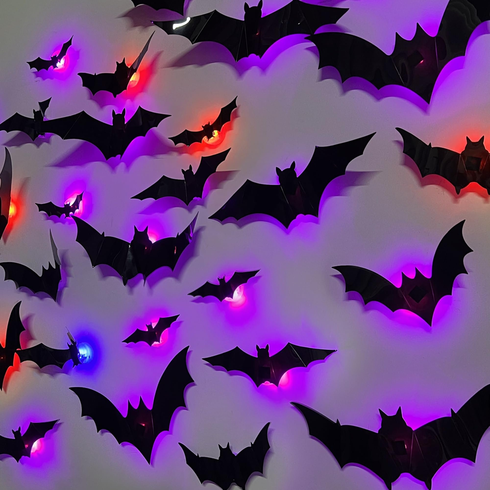 🔥 3D Fledermaus-Licht-Design LED-Dekorationen (enthält drei Größen: groß, mittel und klein)