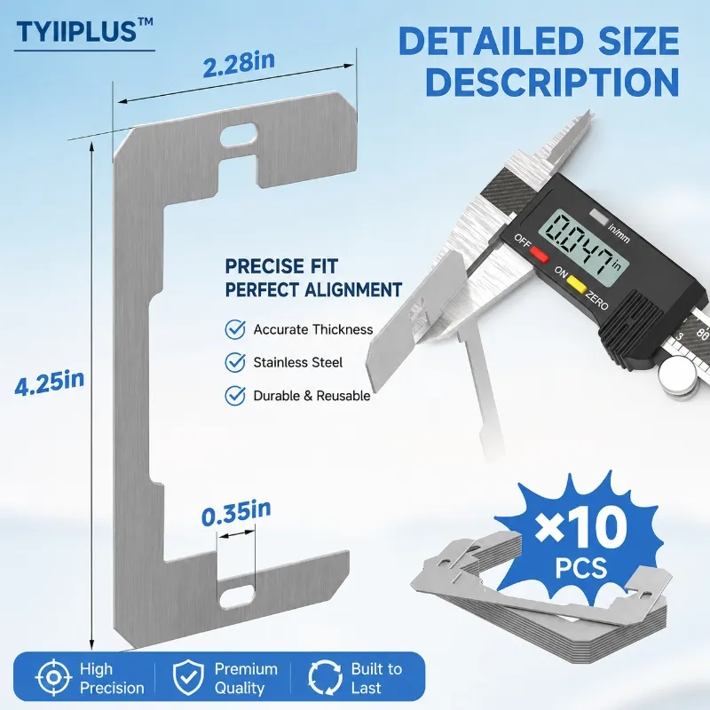 Wall plate spacer kit dimensions and specifications
