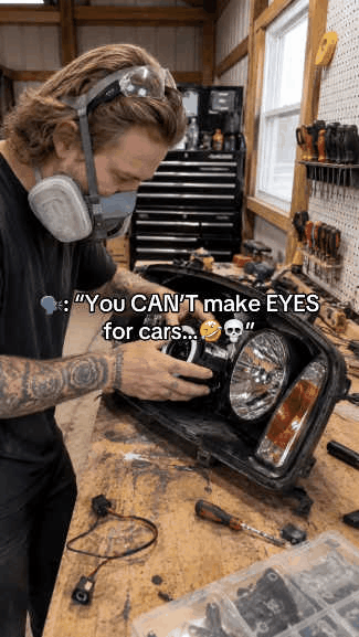 Demon Eye RGB Headlight Kit animated iris lighting demo