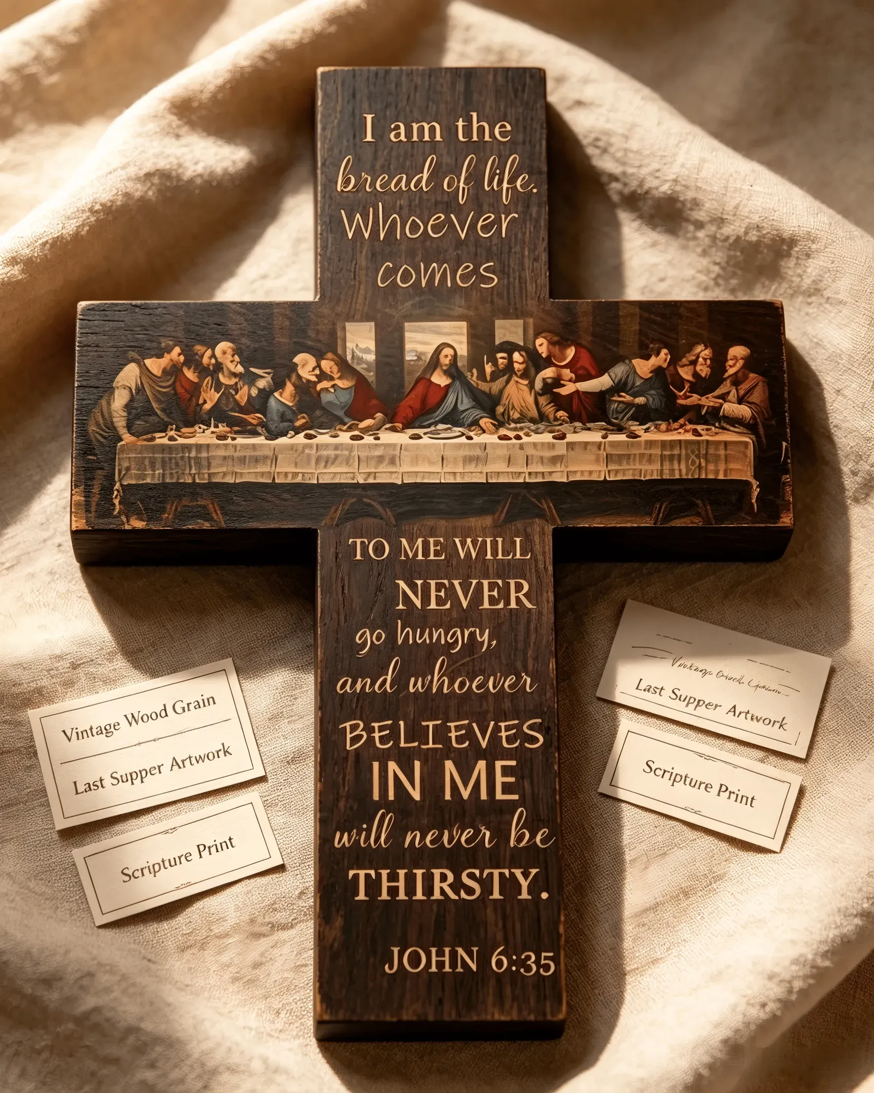 The Last Supper cross wall hanging product image