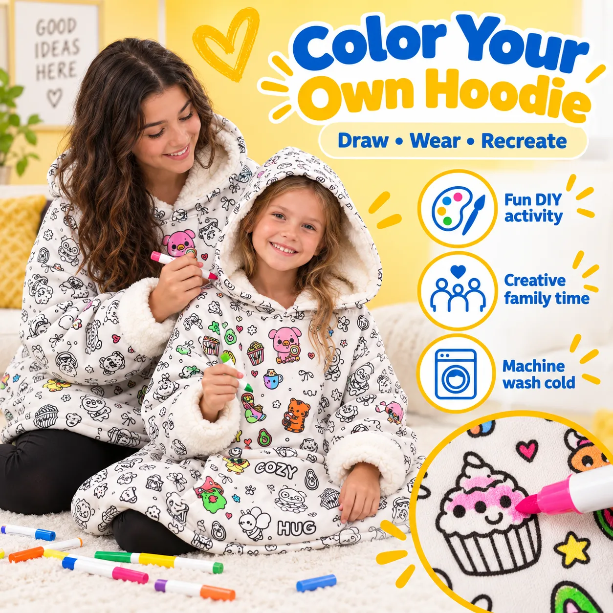 DIY doodle pajama product details