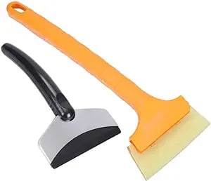 Vaguelly 2pcs Ice Shovel Snow Shovel Snow Scraper Snow Brush Ice Scraper Stainless Steel