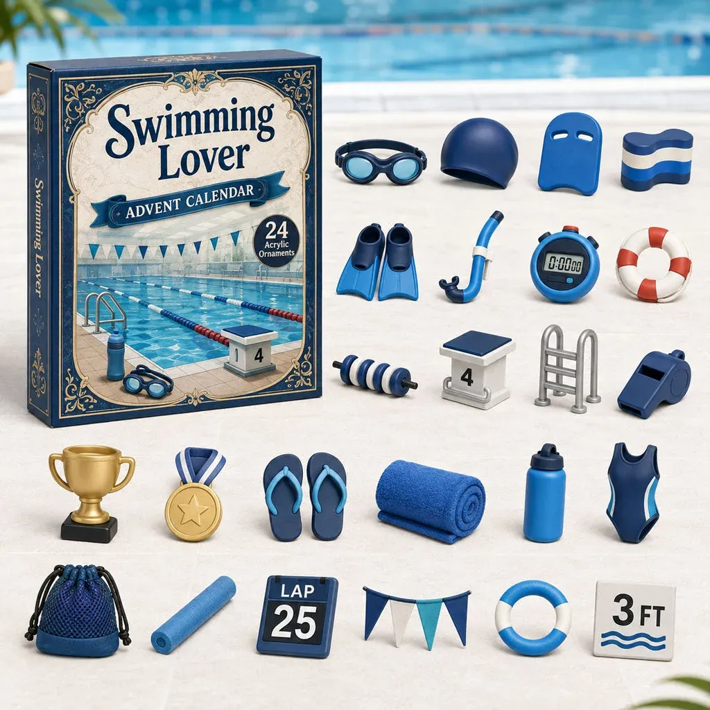Swimming Lover 24-day advent calendar