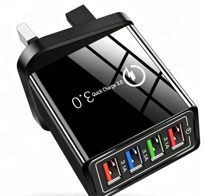 4-Port USB Travel Charger