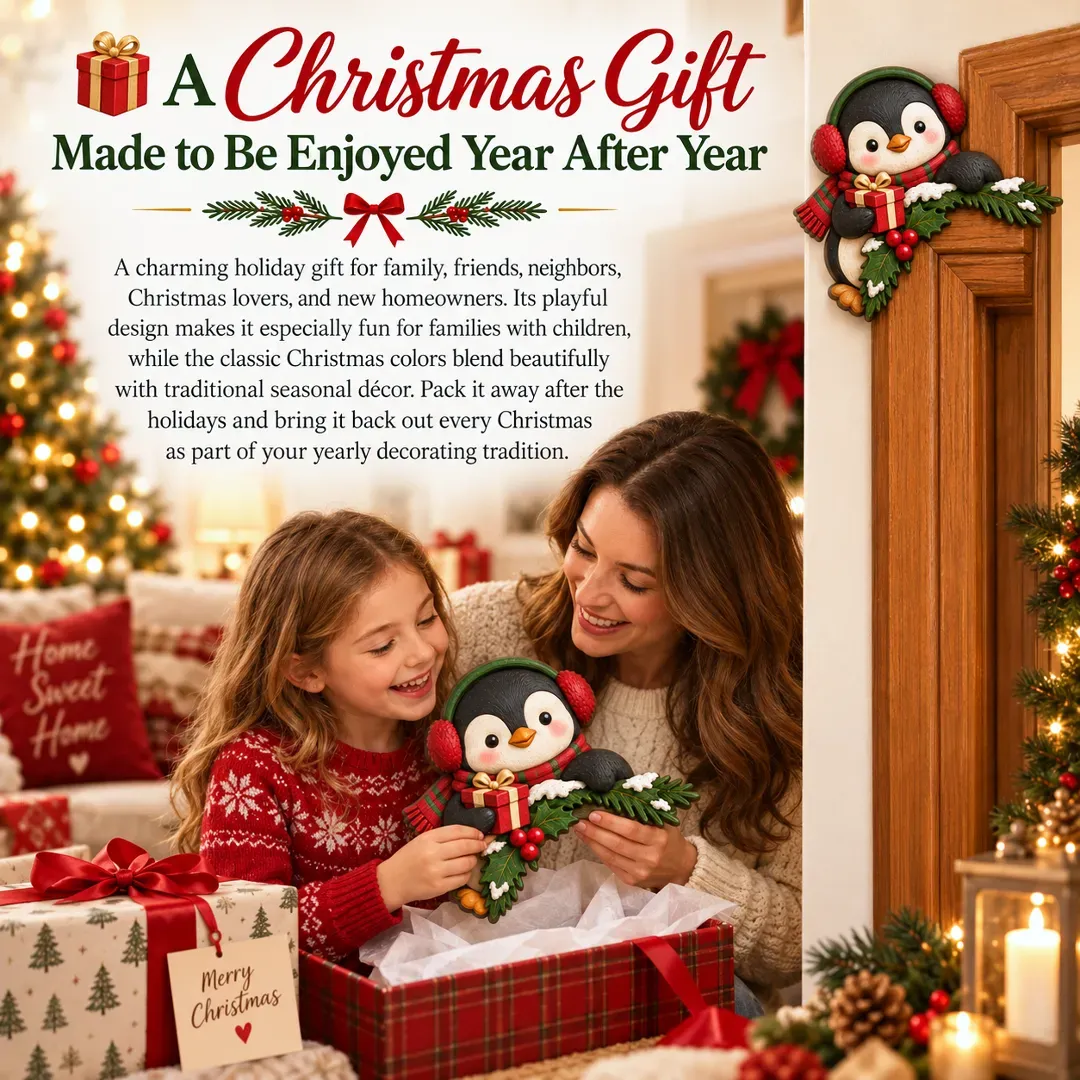 Christmas door frame decor gift