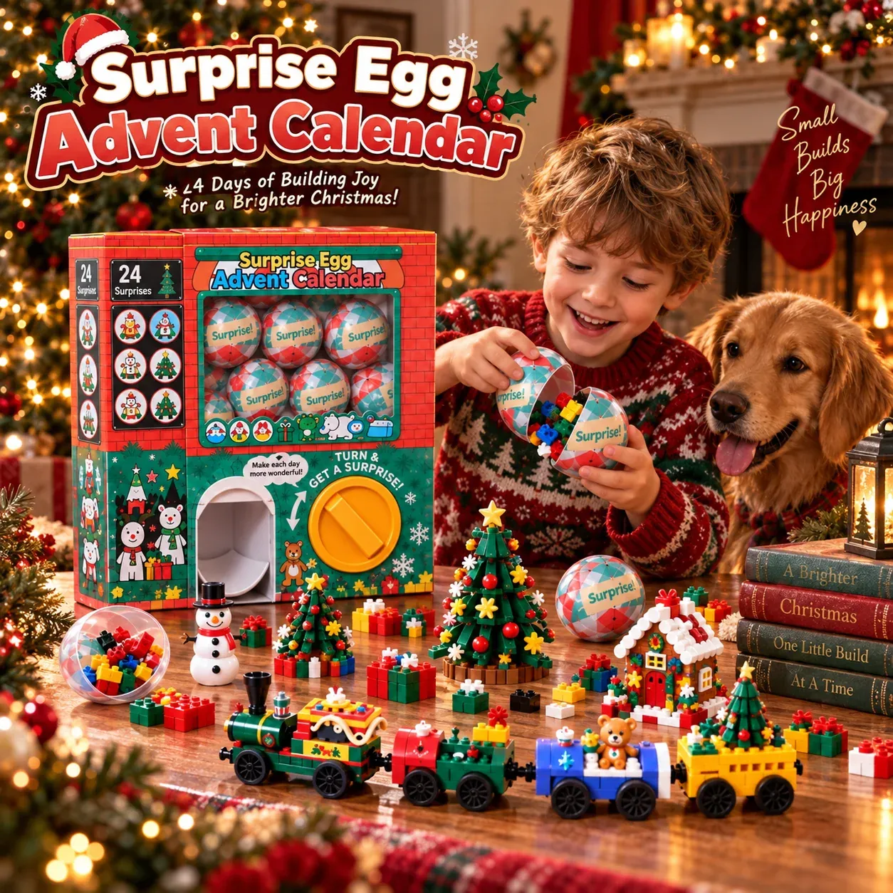 🎄🎅 2026 Christmas Capsule Building Blocks, Surprise Mini Building Set 🎁 🎄🎅 2026 Christmas Capsule Building Blocks, Surprise Mini Building Set 🎁