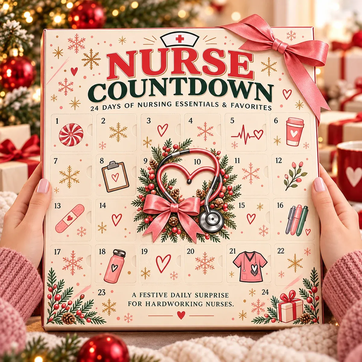 CareHero 24-day nurse holiday countdown calendar
