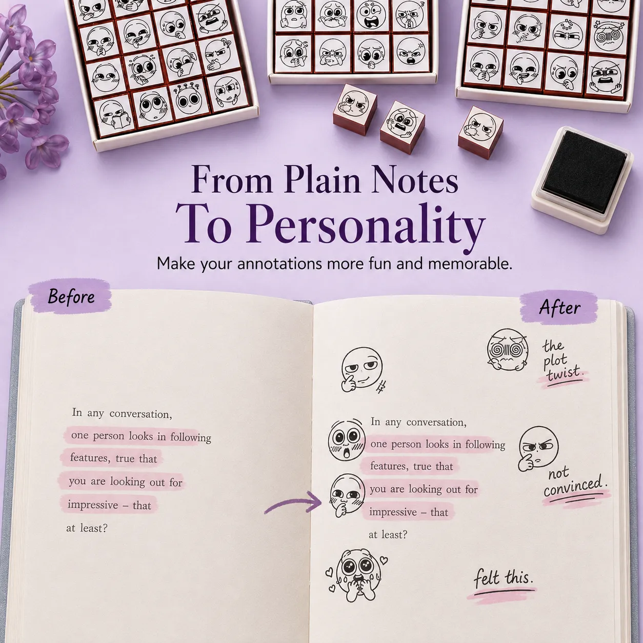 Sassy Meme and Emotional reaction stamp styles