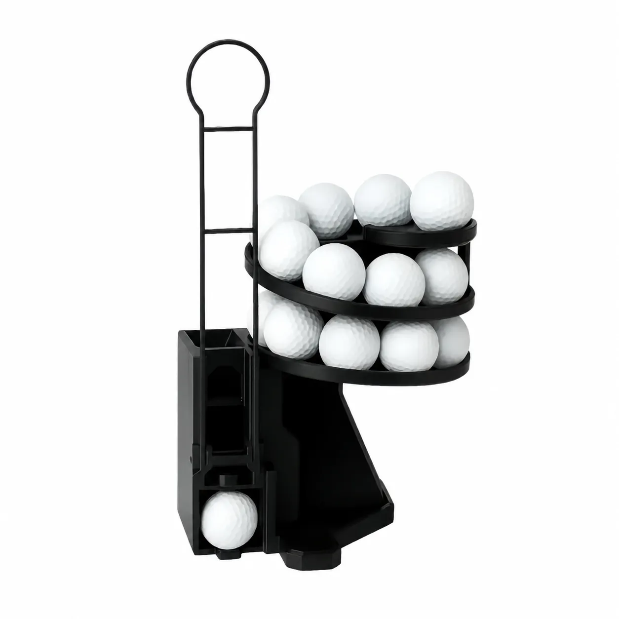 All black golf ball dispenser color option