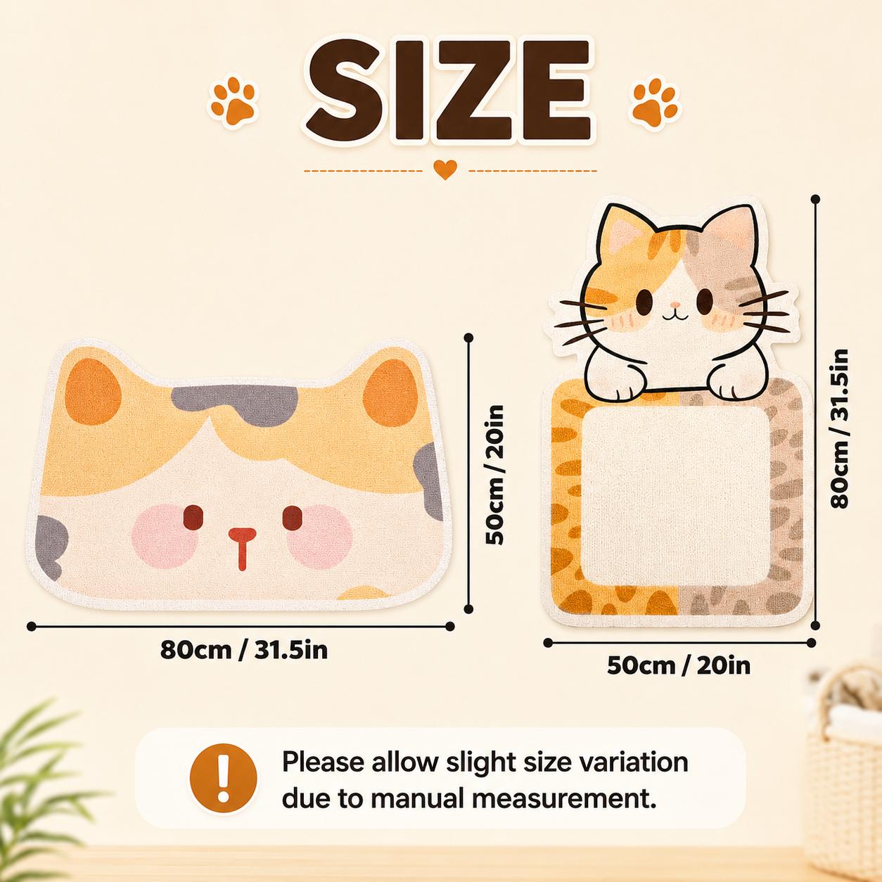 SmartWell Cute Cat Scratcher Mat Kawaii Wall Protector Self-Adhesive Felt Scratch Pad for Indoor Cats Wall sofas cabinet door  Wall Mounted Cat Scratching Activity Tree Interactive Cat Scratching Board with Bell multi-functional Cat small space tiktokshop