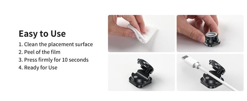 Magnetic Cable Clips