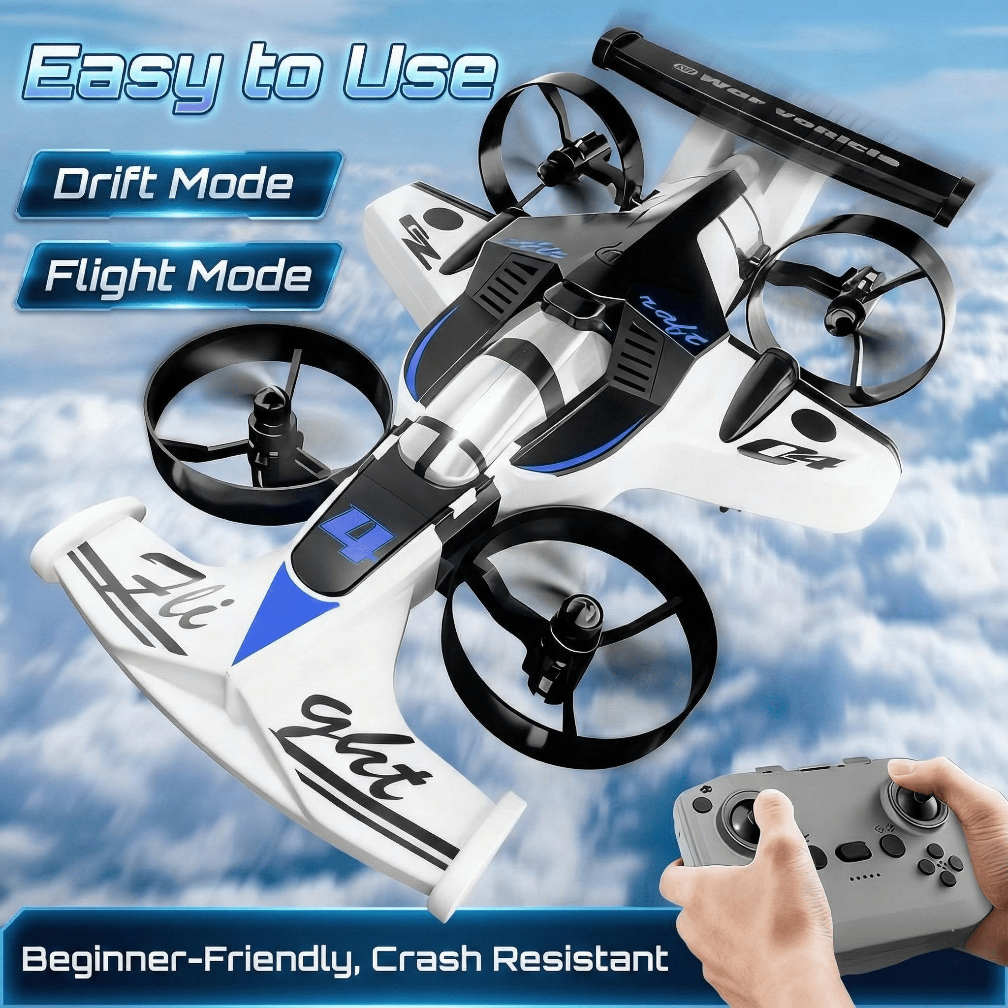 Easy to Use Drift and Flight Mode