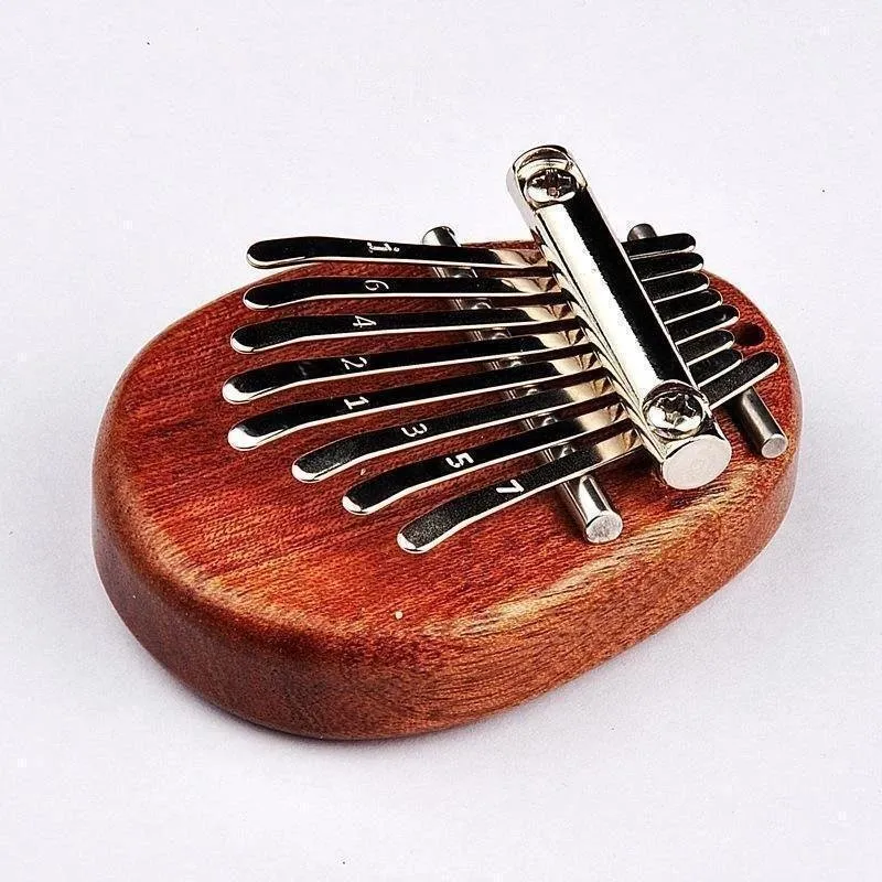 8 Key exquisite Finger Thumb Piano - SAPELE WOOD