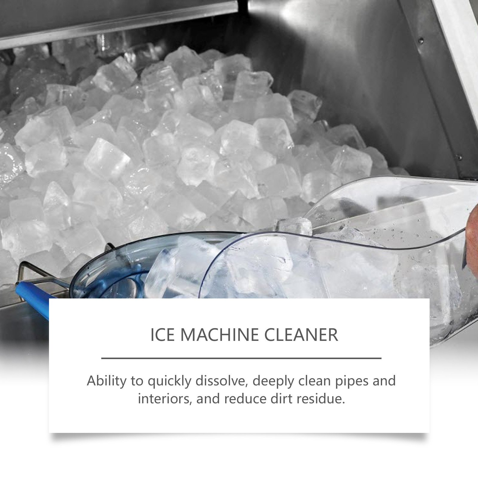 Crystal Clear Ice from Clean Ice Machine