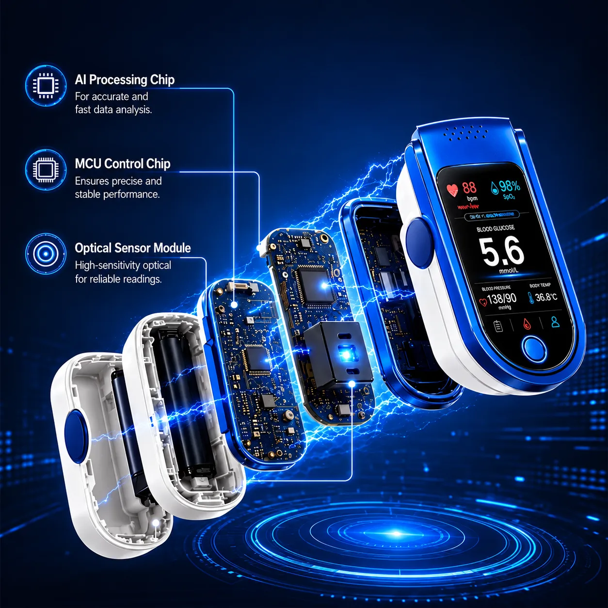 Internal wellness monitor technology