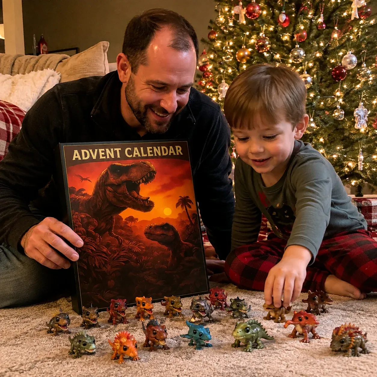 Dinosaur advent calendar family review