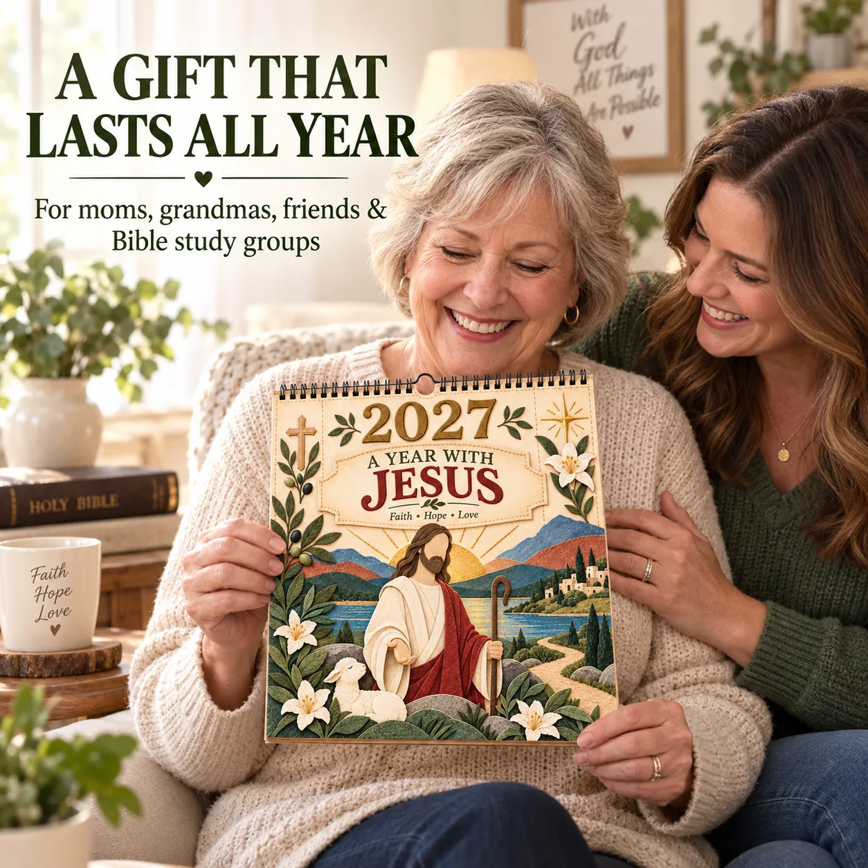 A year-long Christian calendar gift for mothers and grandmothers