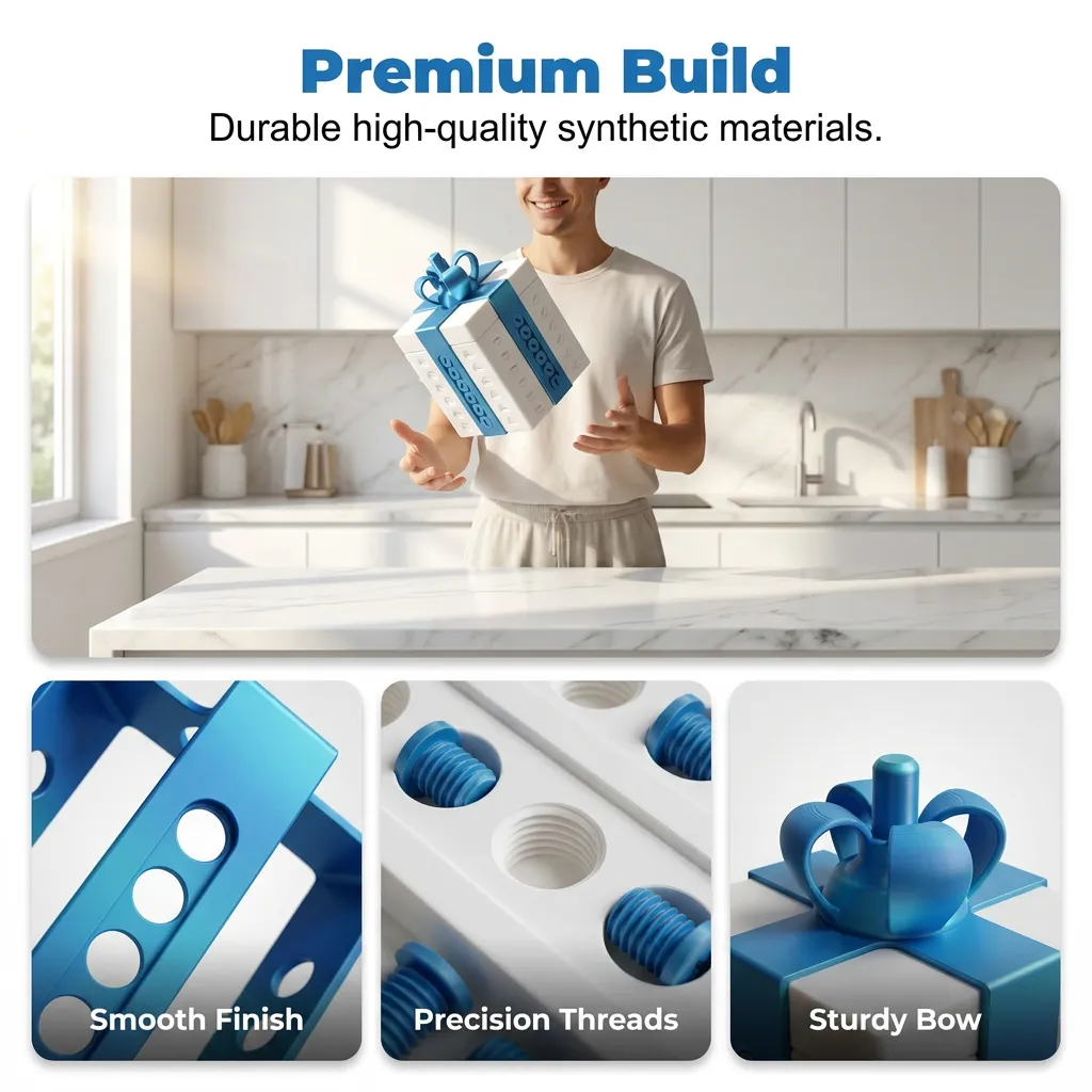 Prank screw gift box opening mechanism