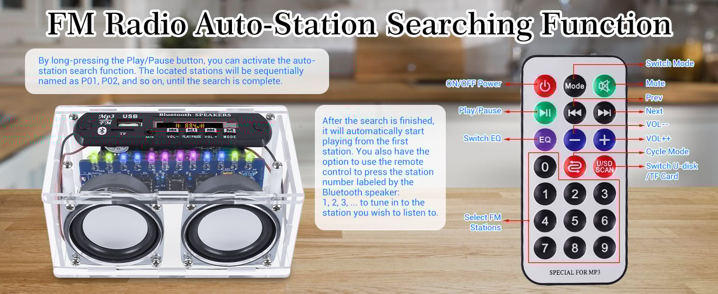 FM Radio Auto-Station Searching Function FM Radio Auto-Station Searching Function