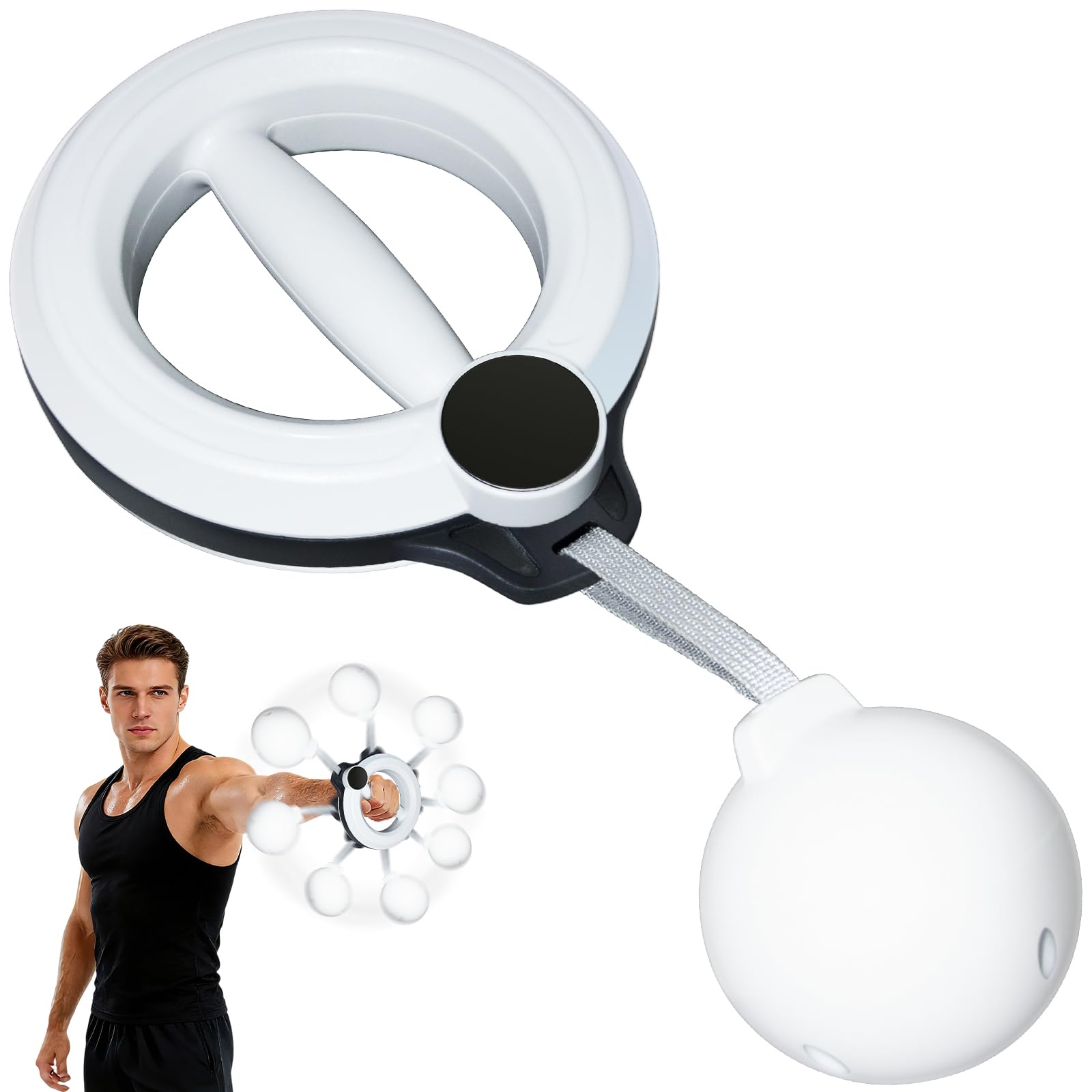 360 Rotating Upper Body and Arm Workout Equipment