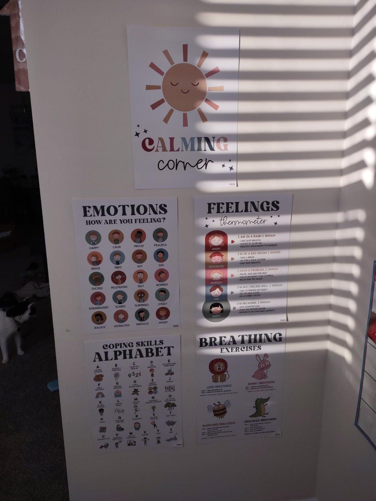 Perfect calming corner posters