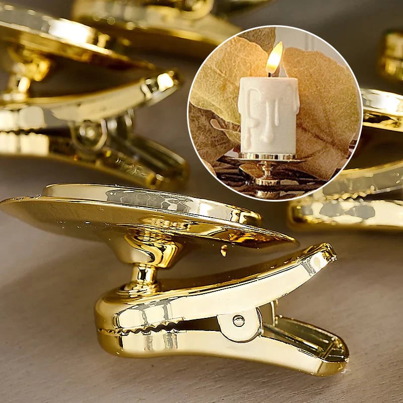 🔥LED Cone-Shaped Festival Clip Candle