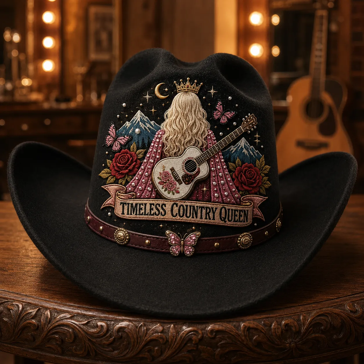 Timeless Country Queen cowboy hat