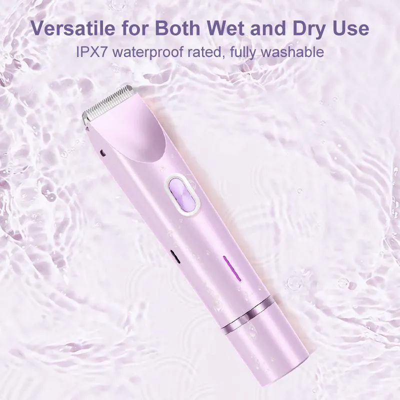 🎀Mother'S Day Gift. 2 in 1 Electric Hair Removal Tool Trimmer for Women
