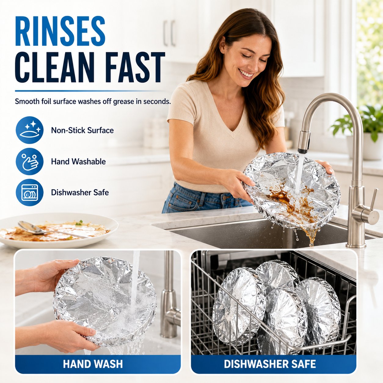 Food cover being cleaned
