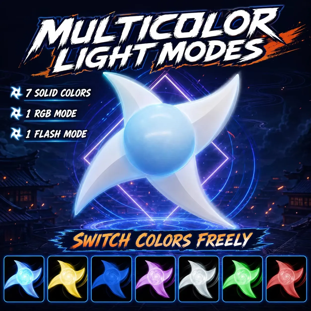 Multiple light colors and modes