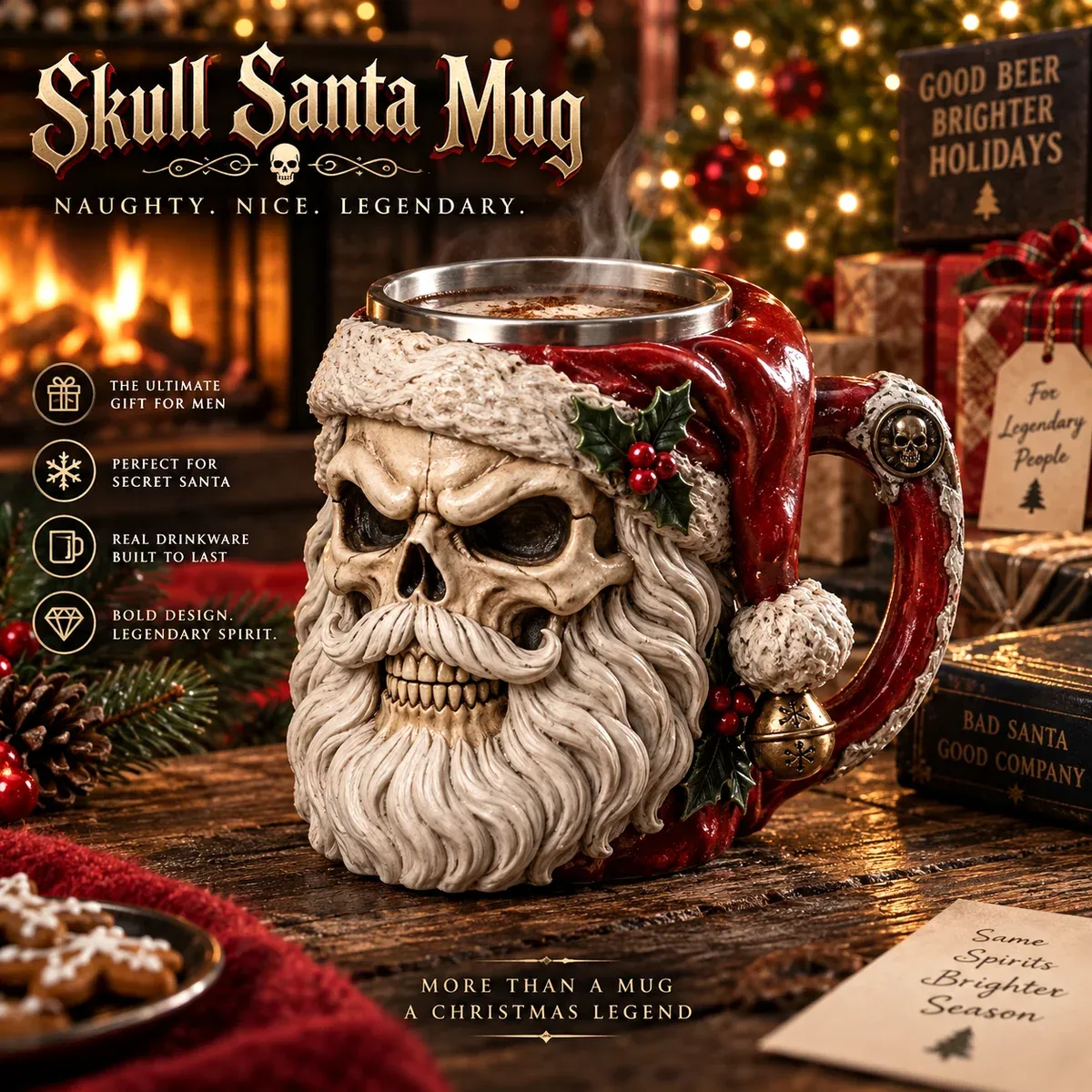 Skull Santa Mug