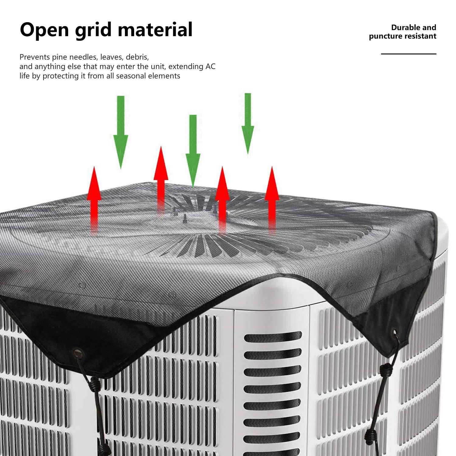 【FaddishDeal】1PC External air conditioning cover, ventilated cover at the top of the external machine, waterproof and durable outdoor Springtok.