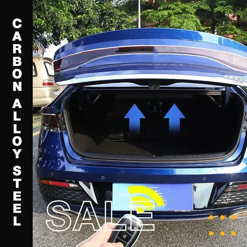 Spring assisted trunk opening system