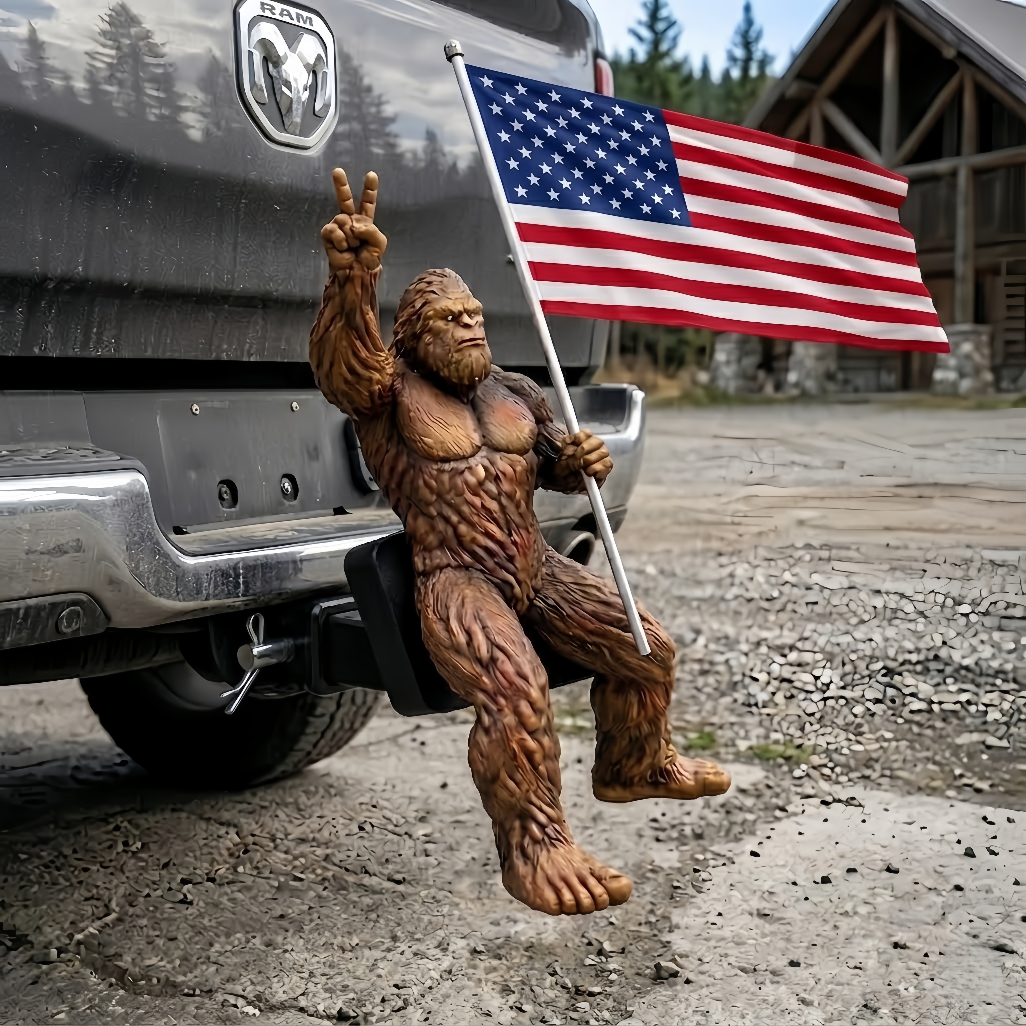 Last Day Sale - US Patriot Bigfoot Trailer Hitch