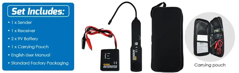 Product Introduction of em415Pro Automotive car electrical open and short circuit finder tester,Precise line finder for home wall line finding,line maintenance,tone generator cable line breaker fault finder,DC less than 42V car diagnostics,Father's Day Gifts 21