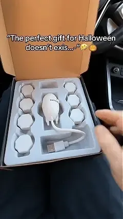 Halloween window projector gif