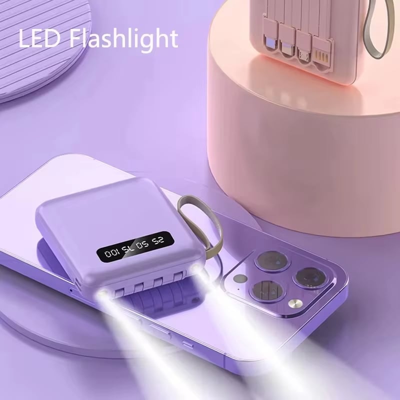 4 em 1 Carregador portátil com carregamento rápido