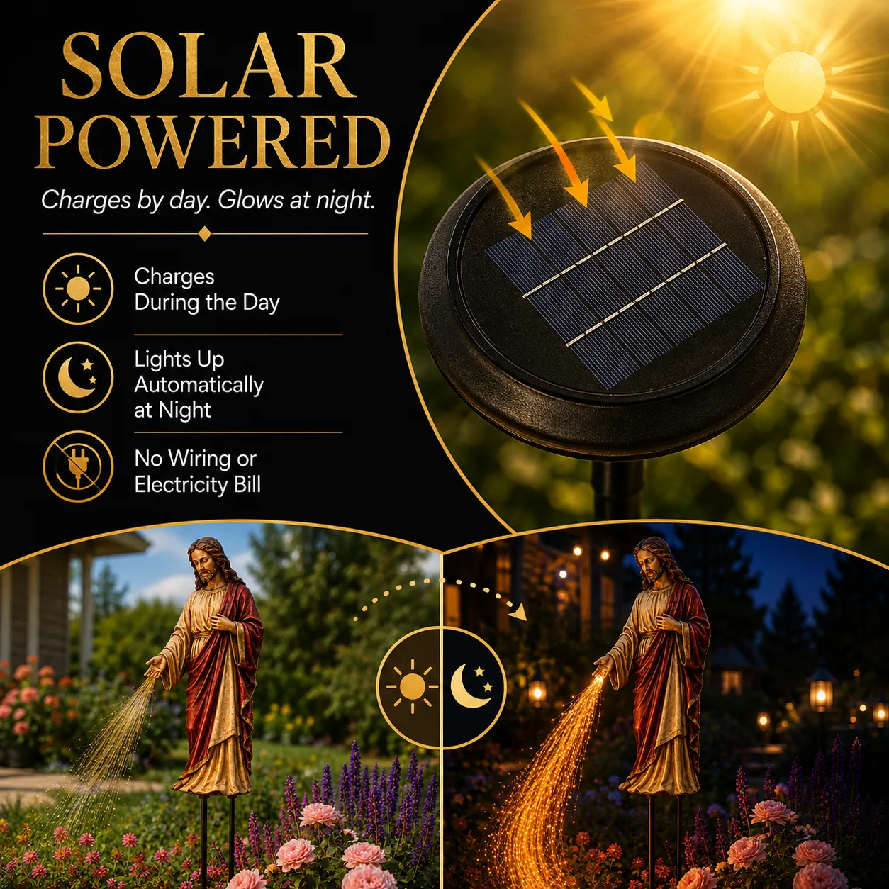 Solar Powered Garden Light
